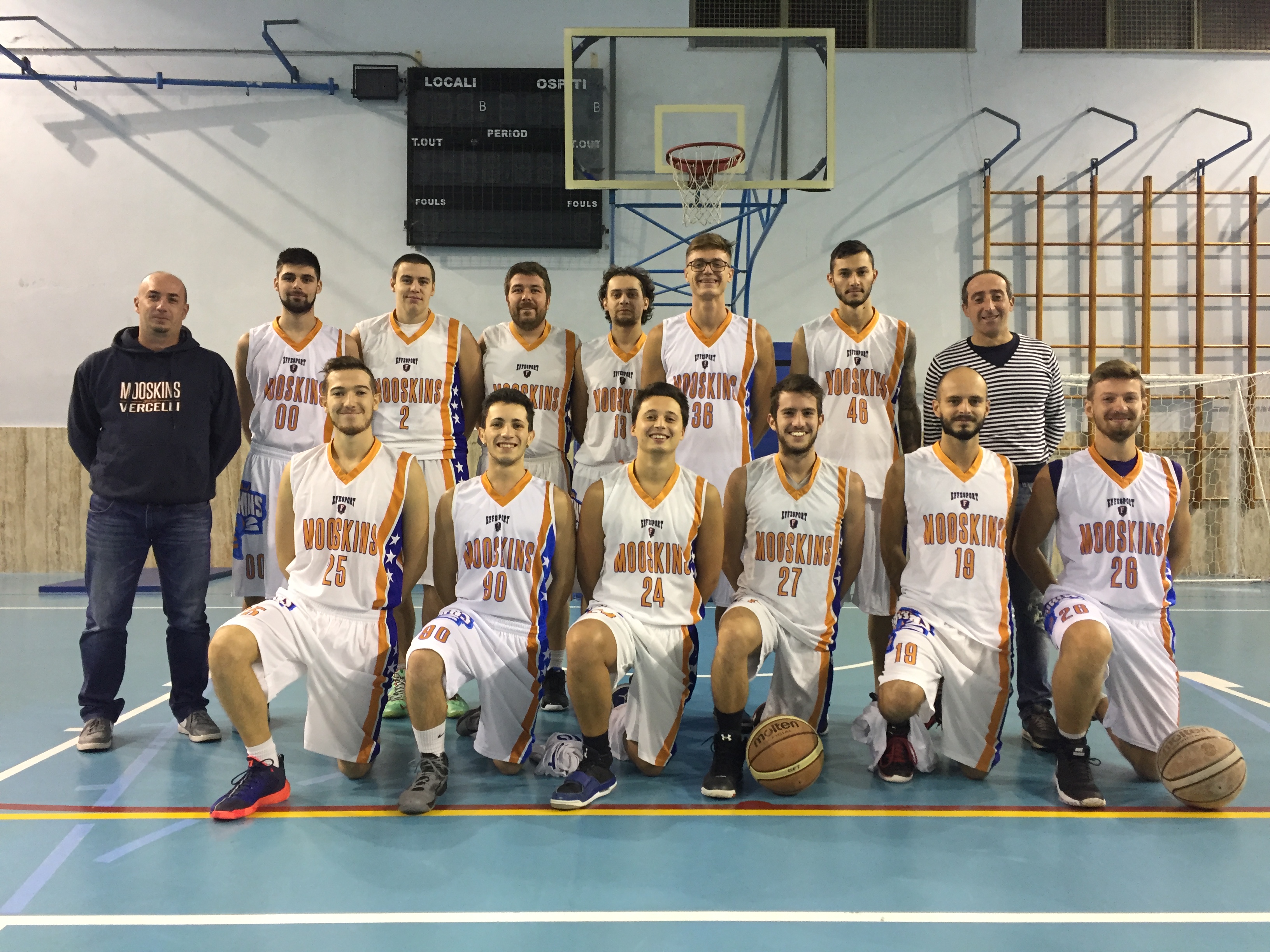 Basket Mooskins Vercelli Prima Divisione 2016/2017